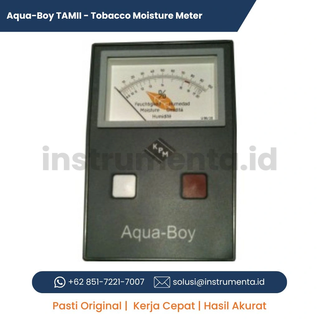 Authorized Distributor Aqua-Boy TAMII Tobacco Moisture Meter Alat Ukur Kadar Air Tembakau Industrial Portable